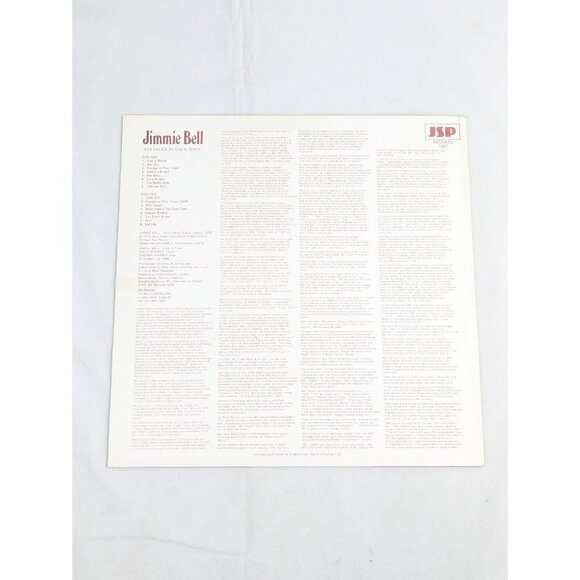 Jimmie‎ Bell Stranger In Your Town NEAR MINT JSP Records Vinyl LP - Picture 6 of 14